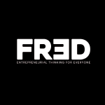 white-fred-logo-on-black-background